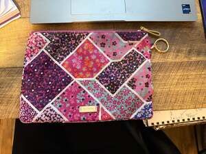 Vera Bradley Modern Medley Patchwork Zip Pouch